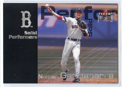 2001 Fleer Premium Solid Performers - #3 - Nomar Garciaparra - Boston Red Sox