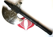 Silver Blade Axe Black Handle Cosplay Costume Accessory 15" Greenbrier 