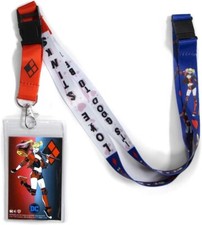 Ata-Boy Harley Quinn Lanyard Badge Holder, Lanyards for ID Badges - DC Comics