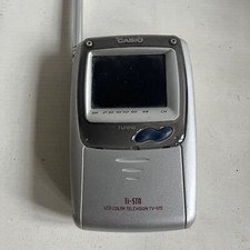 VINTAGE CASIO TI-STN LCD TRAGBARER FARBFERNSEHER TV-970 - UNGETESTET