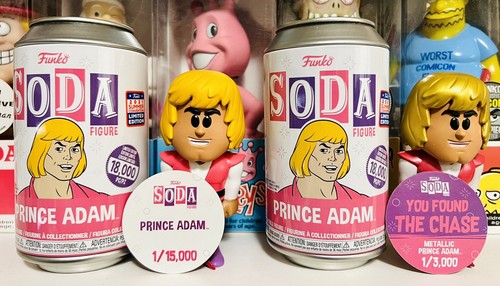 Funko Soda Vinyl Prince Adam Figure Masters of The Universe Funkon 2021 Exclusive