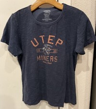 47 Brand Retro UTEP Miners Relaxed Fit T-shirt Big Logo Football Women’s Medium