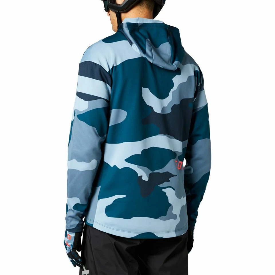 Chaqueta polar Fox Racing MTB Ranger Tech azul camuflaje Foto 3 de 4