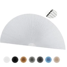 Arch Window 90% Blackout Shades Cellular Half Round Window Shade Self Adhesive