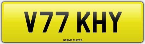 VICKY VICKS VICTORIA NUMBER PLATE VICKIE REG V77 KHY NO ADDED FEE VIKKI VICKERS - Picture 1 of 1