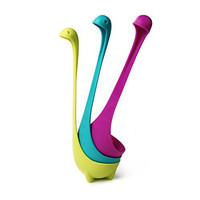 Ukiyo Nessie Soup Ladle Set Of 3 - Green, Blue, And Pink Ukiyo Nessie Soup Ladle Set Of 3 - Green, Blue, And Pink