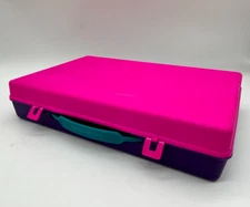 VTG Class Case Sewing & Crafts Storage Carrying Pink Purple Case