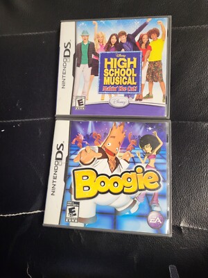 LOT OF 2 High School Musical :MAKE THIS CUT +BOOGIE(Nintendo DS)COMPLETE