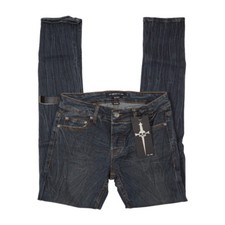 LIP SERVICE MENS INDIGO NEEDLE FIT JEANS STYLE M64-443