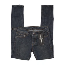 LIP SERVICE MENS INDIGO NEEDLE FIT JEANS STYLE M64-443