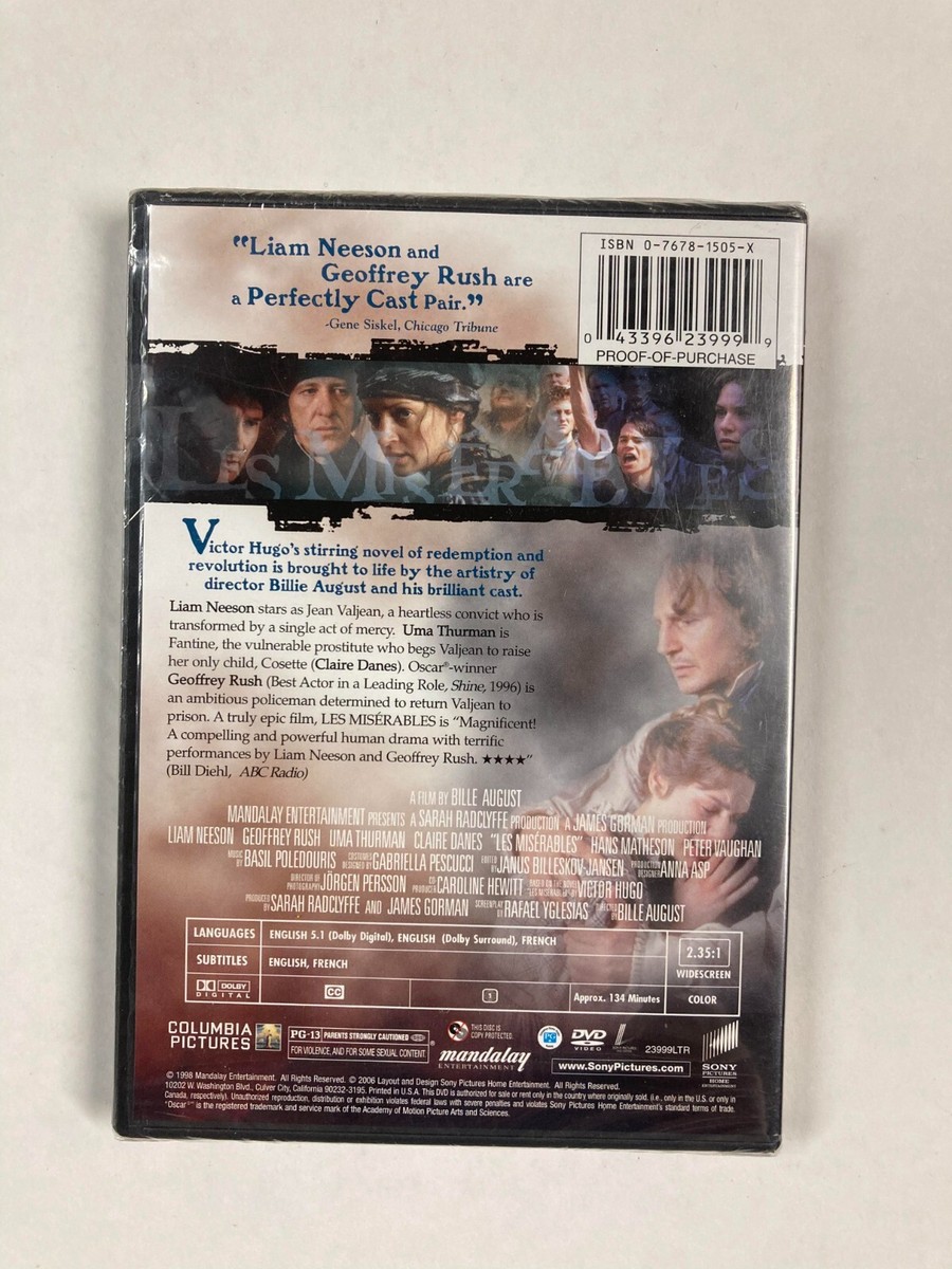 Les Misérables [DVD] sealed 2006 region 1 | eBay