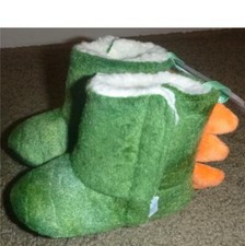 Zapatillas botín Capelli NY DINOSAUR para bebés niños niñas talla 3 12-18 meses nuevas con etiquetas