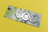 ★ ★ ★ 3 X AbflußSieb SpÜLbeckensieb Ware Haarsieb 1X Ø68MM 2X Ø78MM Bad
