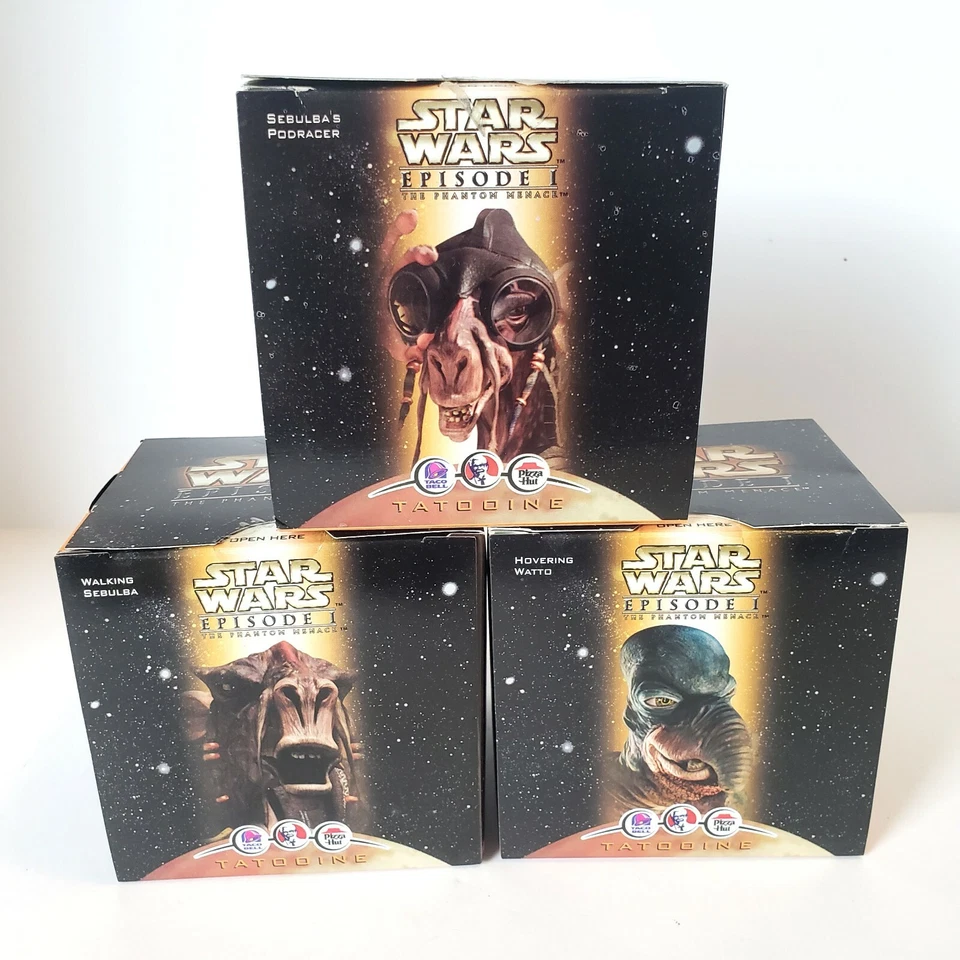 Figura de acción Star Wars Episodio 1 I Tatooine juguete 10 Taco Bell KFC Pizza Hut Foto 2 de 4