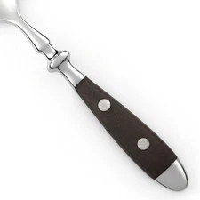 Washington Forge GRENOBLE Stainless WF Rivets Black Handle CHOICE Flatware