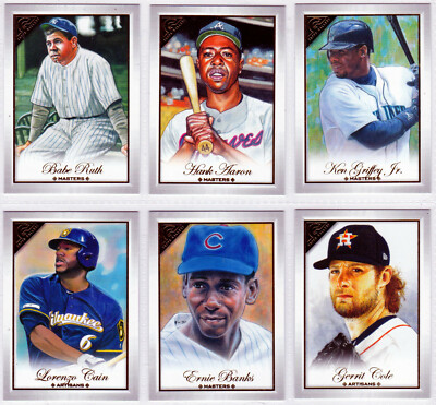2019 TOPPS GALLERY SP UPICK GRIFFEY RUTH AARON BANKS COLE TORRES CAIN BELL