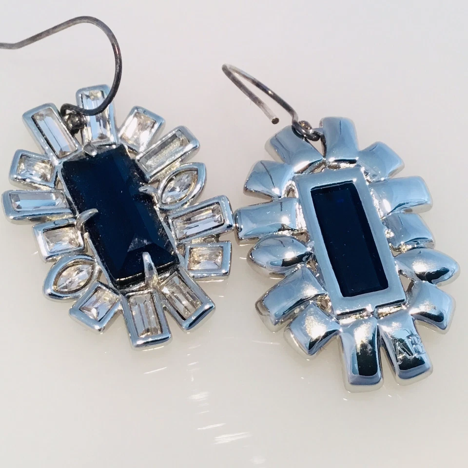  Pendientes colgantes con halo baguette ALEXIS BITTAR 123491 'Miss Havisham' Foto 4 de 4