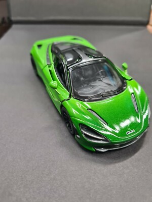 Mclaren 720S Grün Kinsmart Spielzeug Auto Modell 1/36 Skala-Modelle Neu Offen