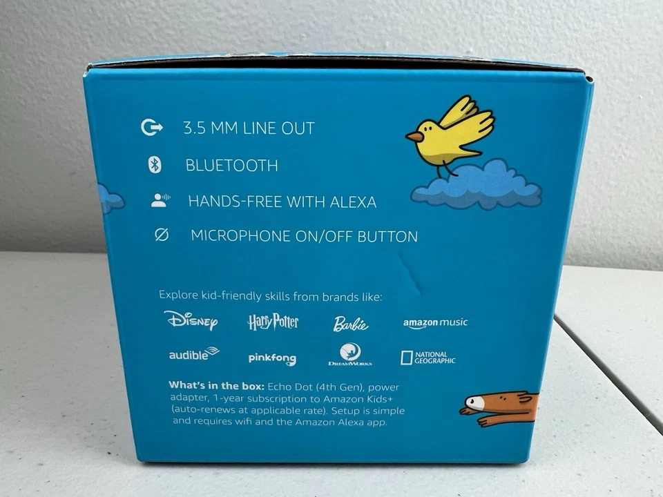 Echo Dot (4th Gen) Kids Edition PANDA Amazon Kids Alexa NEW/SEALED - Image 2 of 4