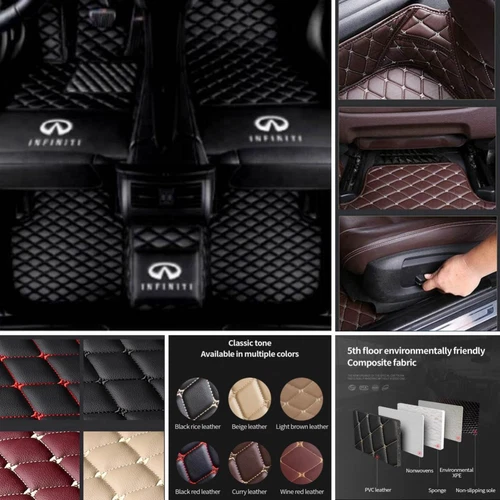 For Infinity G35 G25 G37 G20 Q50 QX50 QX60 M35 M37 M45 Car Floor Mats Liners - Picture 21 of 37