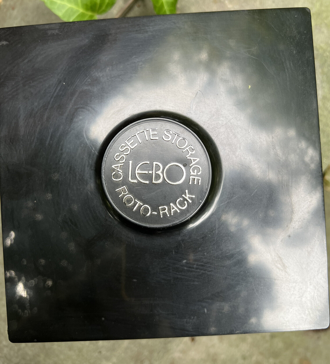 LEBO Roto-Rack Cassette Storage Rotating Storage Unit 20 Cassette Tapes ...
