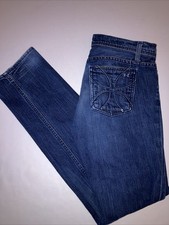 HABITUAL Jeans Womens Size 28 Blue Denim 32x34in 🇺🇸Made in USA