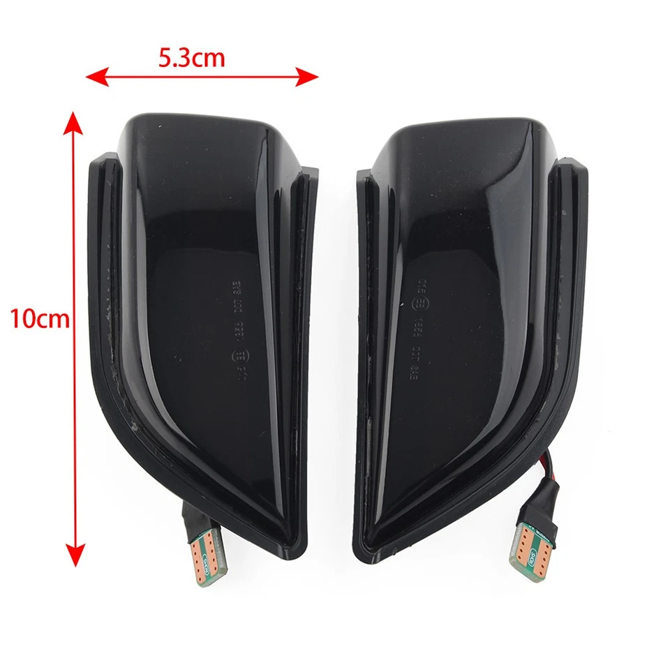 Luz intermitente de espejo retrovisor con luz de señal de giro dinámica para Volvo XC60 2008-14 EE. UU. Foto 3 de 4