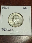 1963 Washington Quarter AU | 90% Silver | About Uncirculated