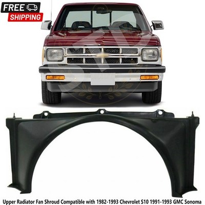 Radiator Fan Shroud Compatible with 1982-1993 Chevrolet S10 1991-1993 GMC Sonoma
