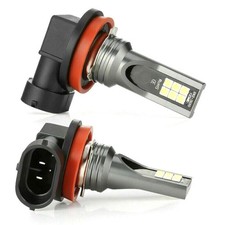 2PCS H11 LED Headlight 6000K Hi/Low Beam DRL Fog Car Bulbs Kit Canbus