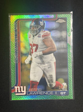 Topps Chrome Dexter Lawrence II Giants #230 Green Leather /99