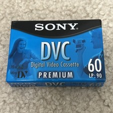 Sony DVC 60 Digital Video Cassette LP-90 NEW Sealed w/ orig ad attached