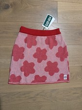 Minifalda tejida roja/blanca KENZO para niños, talla 12A/150 nueva con etiquetas