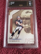 Tom Brady 2002 Flair #89 GMA Gem Mint 10