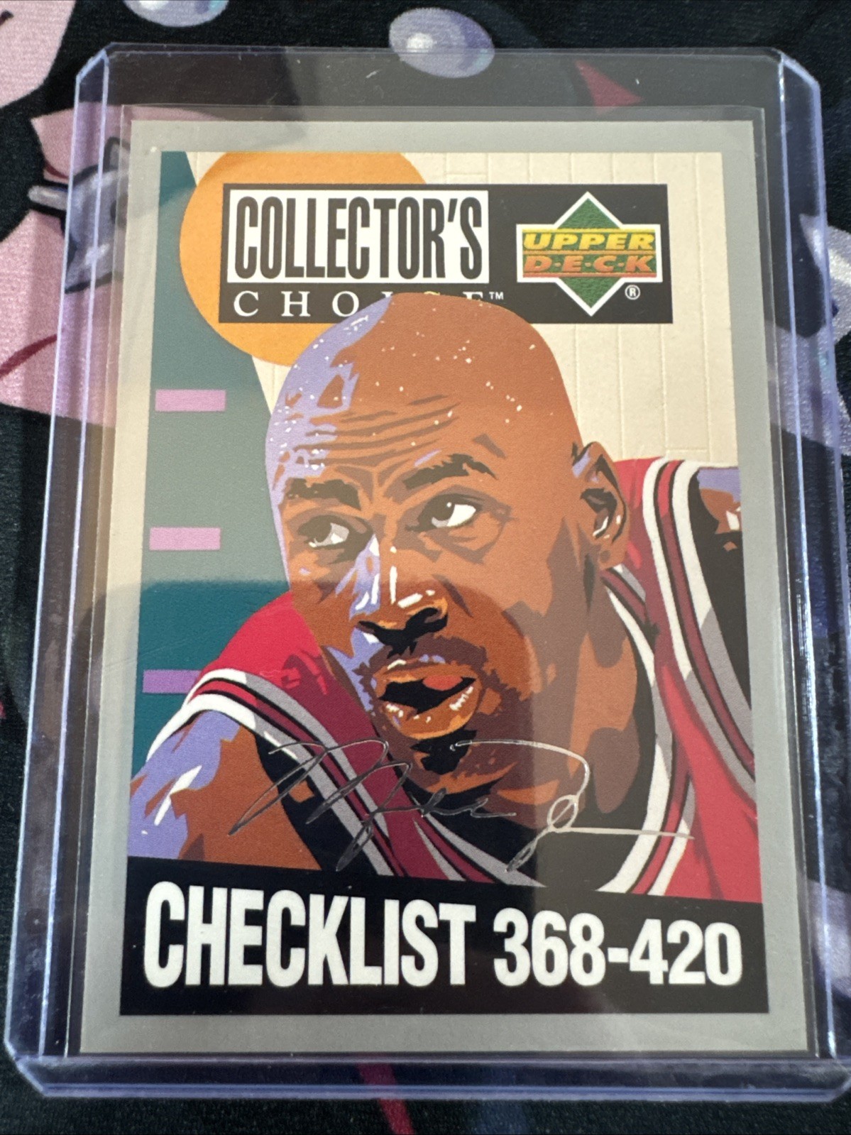 94-95 UD Collector's Choice Checklist Michael Jordan #420 Silver Foil Signature