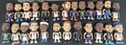 NBA Mini Basketball Player Figure Lot - Plastic Multicolor Mixed Teams