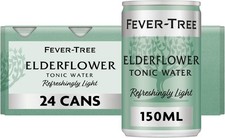 Fever-Tree Refreshingly Light Elderflower Tonic Water 24x150ml