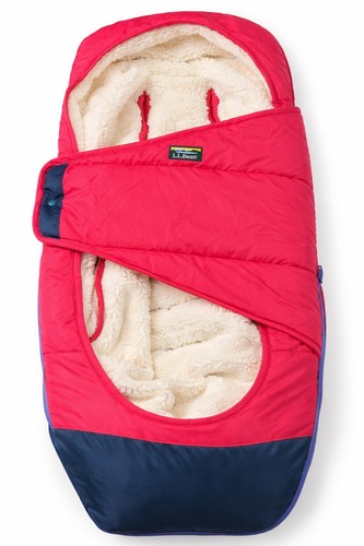 L.L.Bean Snow Bunting Stroller Footmuff Fleece Lined Baby Winter Cozy Bag