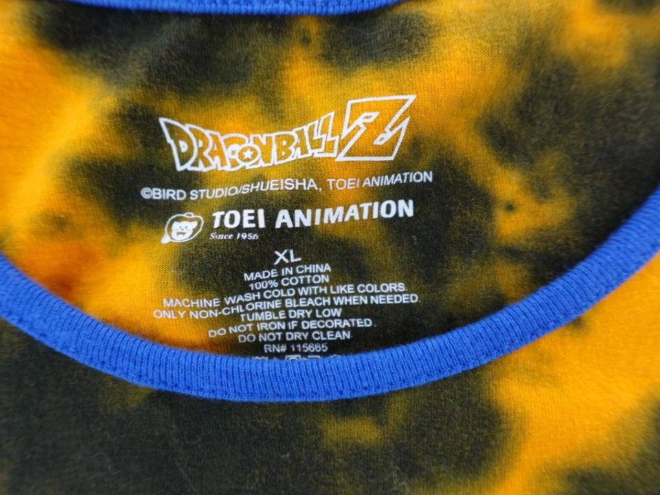 Camiseta sin mangas Dragon Ball Z Tie Dye Muscle XL para hombre Foto 2 de 4