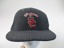 Nike USC Trojans Hat Cap Size Large XL Gray NCAA Swoosh Flex