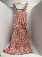 Old Navy Women Size Med Petite Sleeveless Sundress Floral Print Pullover Tube