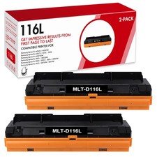 2PK MLT-D116L Toner Compatible For Samsung 116L Xpress M2625D M2825DW M2825FD