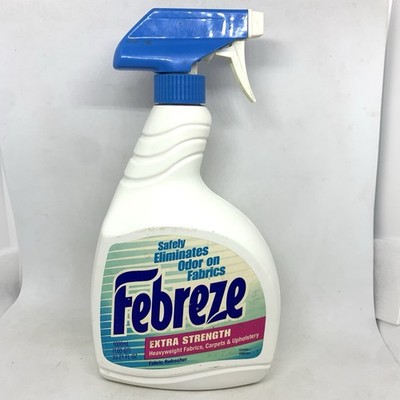 FEBREZE Extra Strength Fabric Refresher VTG 1997 Spray Film Prop BIG 33.8oz Size