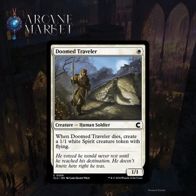 Doomed Traveler | CLU | Ravnica: Clue Edition | 59 | normal | common