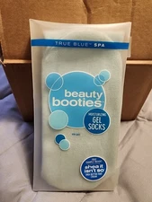 Vintage Bath & Body Works True Blue Spa Beauty Booties Gel Socks. New, unused.