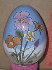12 Vintage Handpainted Glass Eggs. Some Are Marked.  About 3.5"  Tall. STUNNING — photo 7