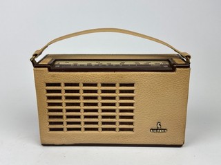 Siemens Taschensuper RT10 radio tascabile radio a transistor 1960 ottica ottima