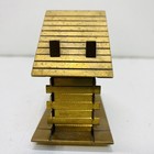 Helveco Gold Tone Chalet Swiss Le Chalet Suisse 7 Jewels Vintage Alarm Clock — photo 2