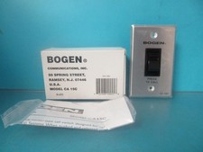 BOGEN COMMUNICATION CA-15C CALL BUTTON SWITCH IN WALL WITH CHROME PLATE NEW
