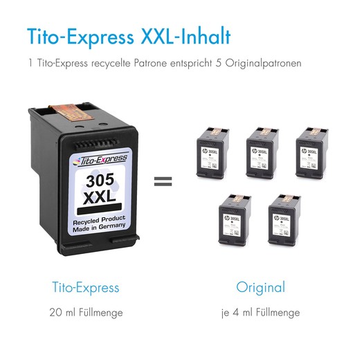 Patronen für HP 305 XL DeskJet 2320 2710e 2720e 2810e 2820e 4110 4220e Envy 6020 - Bild 3 von 18